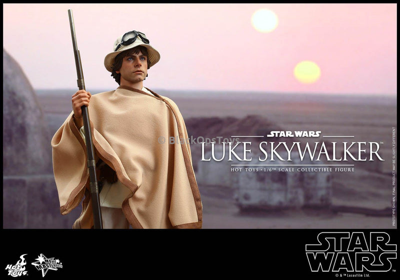 Load image into Gallery viewer, Hot Toys Sideshow Exclusive Star Wars Luke Skywalker Brown Poncho
