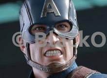 Load image into Gallery viewer, Hot Toys 1/6 Scale Civil War Captain America Headsculpt w/Removable Mouth
