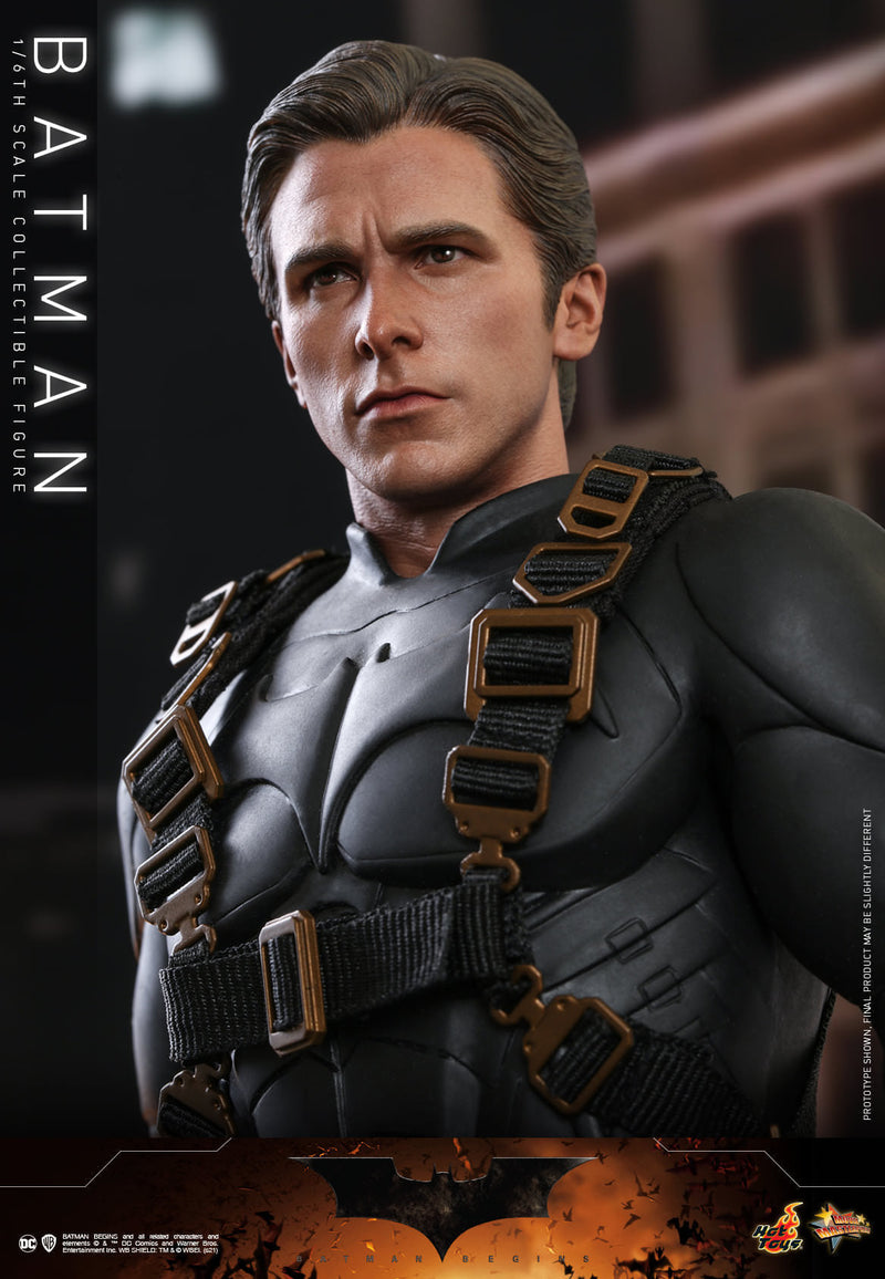 Load image into Gallery viewer, Batman Begins - Male Masked Head Sculpt w/Magnetic Mouths
