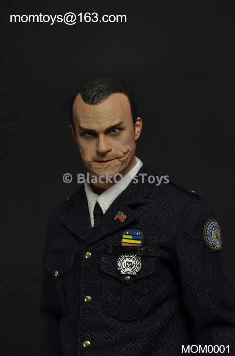 Load image into Gallery viewer, The Dark Knight Joker Police Heath Ledger Likeness Head Sculpt
