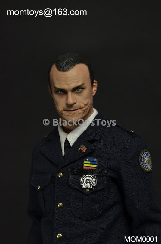 The Dark Knight Joker Police Heath Ledger Likeness Head Sculpt