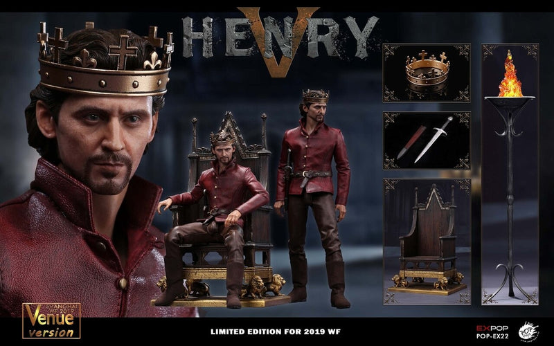 Load image into Gallery viewer, Henry V - Male Head Sculpt
