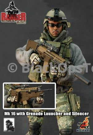 Load image into Gallery viewer, Rare Hot Toys U.S. Army Ranger 75th Ranger Regiment with MK16 Scar-L Mint in Box
