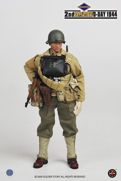 Load image into Gallery viewer, WWII 2nd Ranger Infantry Battalion - Male Base Body w/Head Sculpt
