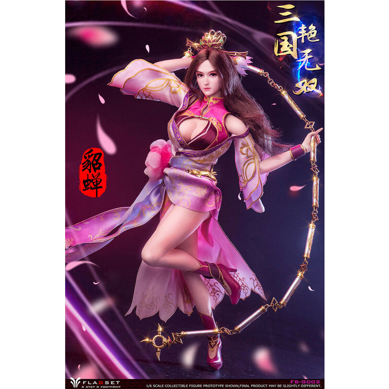 Load image into Gallery viewer, Three Kingdom Dynasty Warriors - Female Pink Cheongsam Dress
