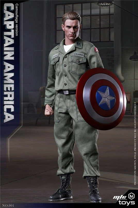 Captain America Camouflage Ver. - Metal Gold Like Glasses