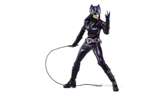 Comic Book Catwoman - Purple Mask w/Hood