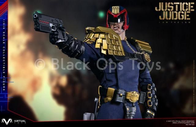 Load image into Gallery viewer, Justice Judge - Black &amp; Gold Chest Piece
