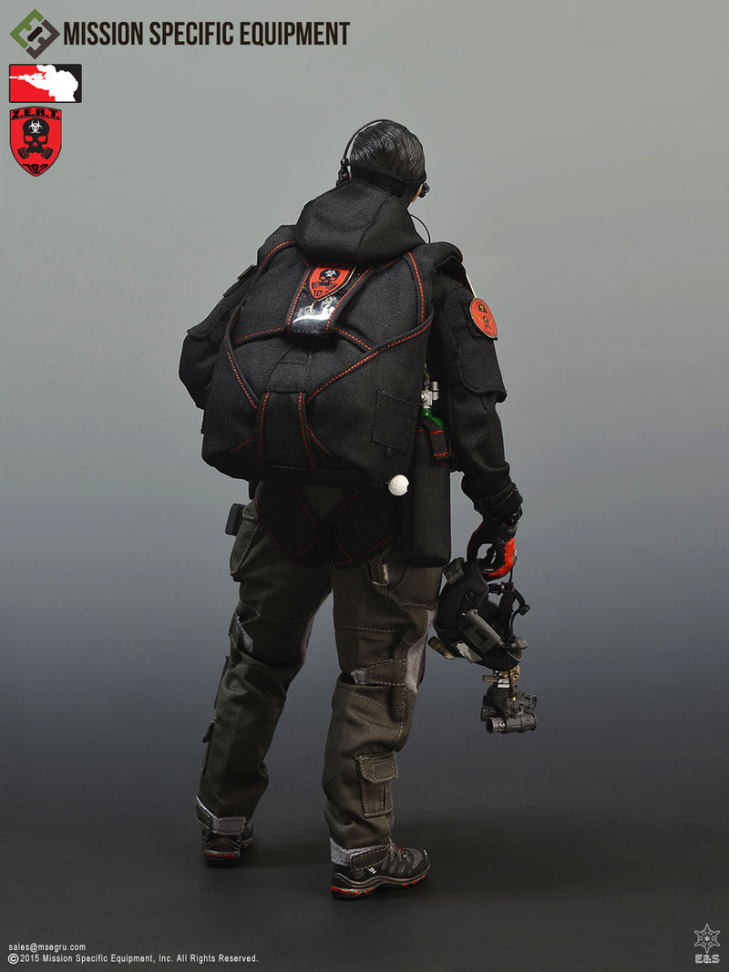 Load image into Gallery viewer, ZERT - Super Death Squad - Black &amp; Red Parachute Pack
