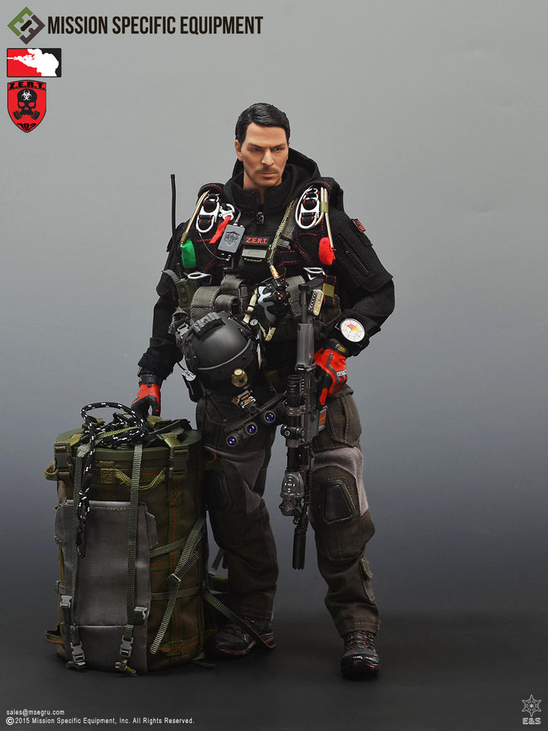 Load image into Gallery viewer, ZERT - Super Death Squad - Black &amp; Red Parachute Pack
