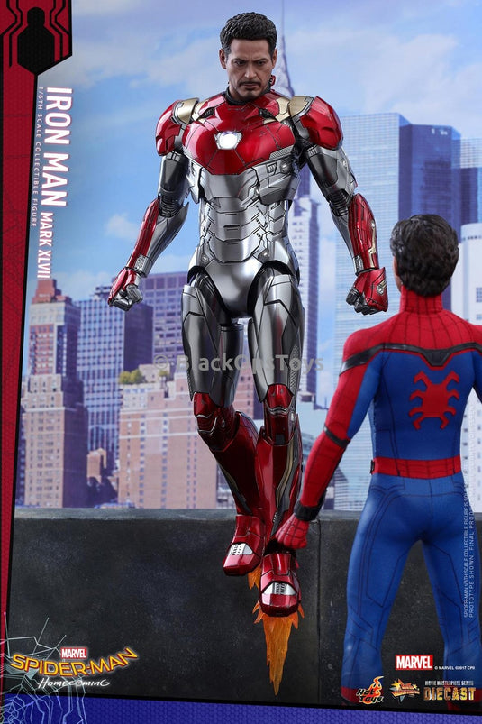 Hot Toys Diecast Spider-Man Homecoming Iron Man Mark XLVII Mint in Box