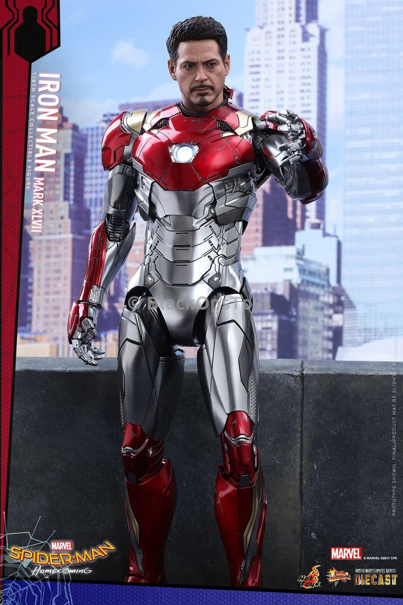 Load image into Gallery viewer, Hot Toys Diecast Spider-Man Homecoming Iron Man Mark XLVII Mint in Box
