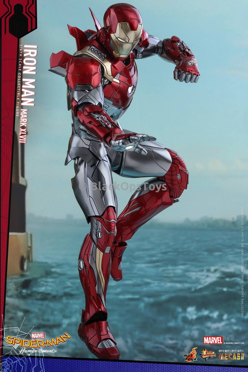Load image into Gallery viewer, Hot Toys Diecast Spider-Man Homecoming Iron Man Mark XLVII Mint in Box
