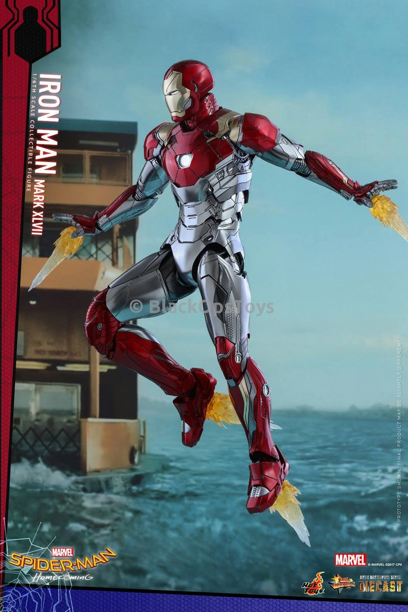 Load image into Gallery viewer, Hot Toys Diecast Spider-Man Homecoming Iron Man Mark XLVII Mint in Box
