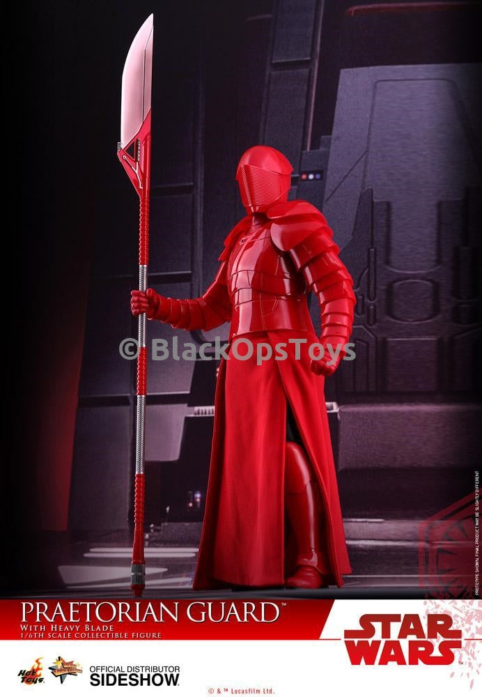 Load image into Gallery viewer, STAR WARS Heavy Blade Praetorian Guard Crimson Plastoid Head Sculpt
