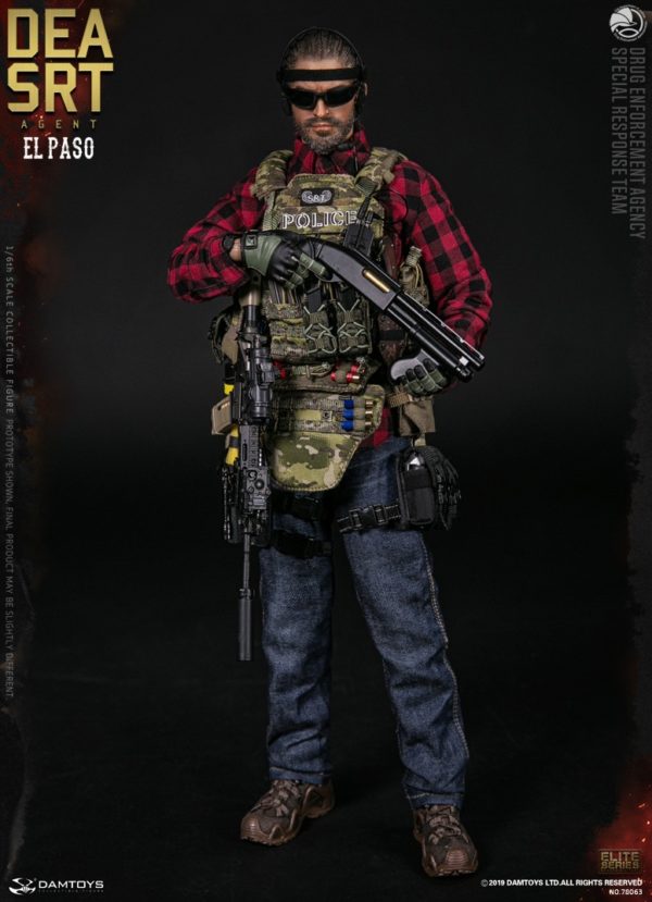 Load image into Gallery viewer, DEA SRT Agent El Paso - Male Base Body w/Head Sculpt
