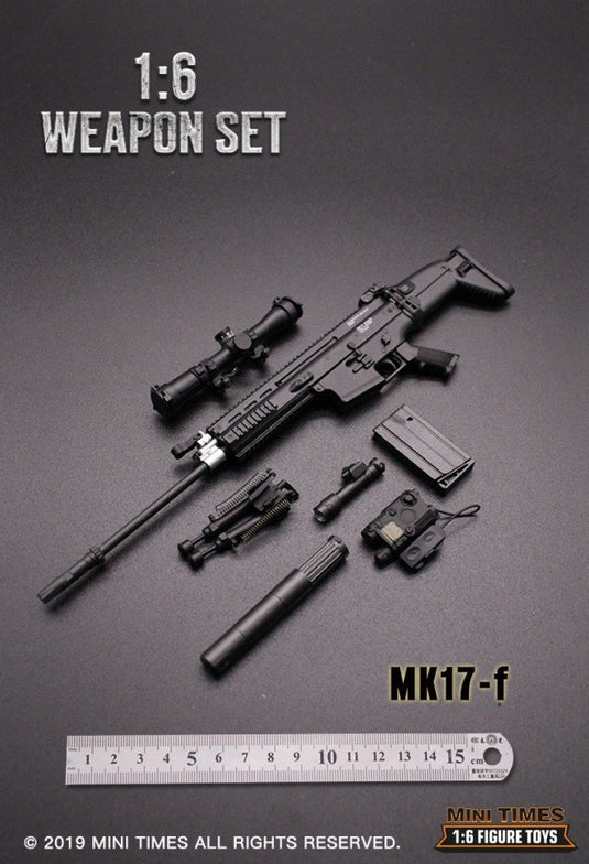 MK17 Black Rifle Weapon Set F - MINT IN BOX
