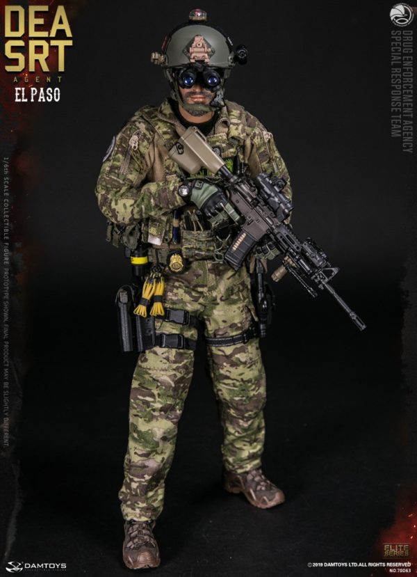 Load image into Gallery viewer, DEA SRT Agent El Paso - Male Base Body w/Head Sculpt
