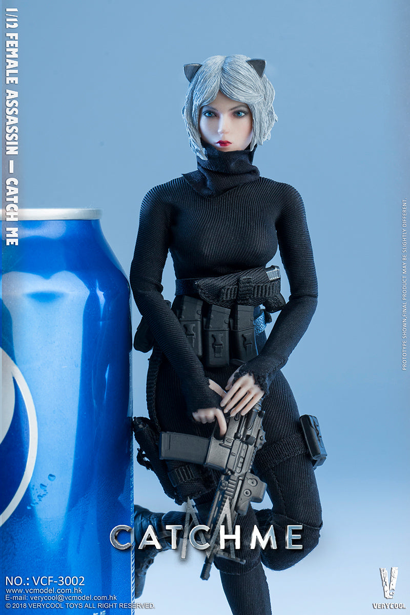 Load image into Gallery viewer, 1/12 scale - Catch Me Female Assassin - MINT IN BOX
