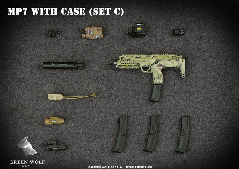 Load image into Gallery viewer, Camo HK MP7 w/Tan Pelican Case - MINT IN BOX

