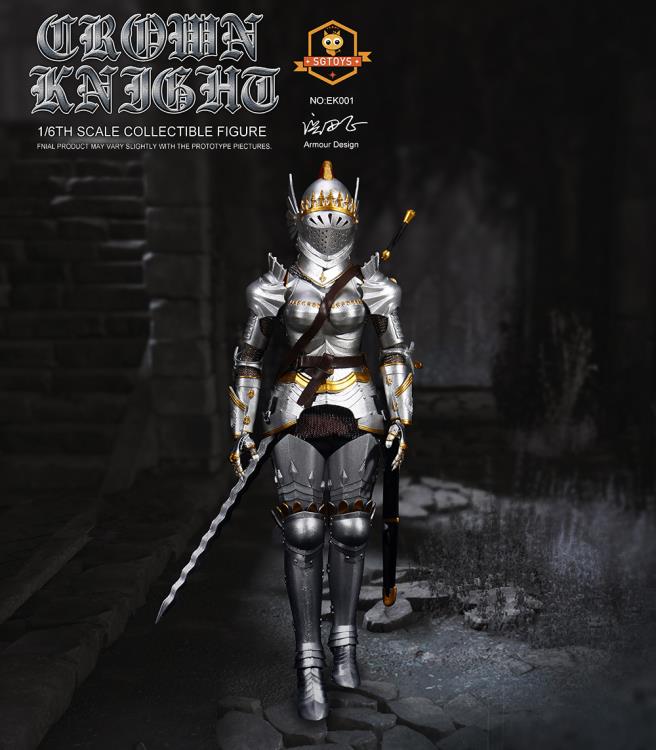Load image into Gallery viewer, Crown Knight - Metal Helmet w/Interchangeable Face Shield
