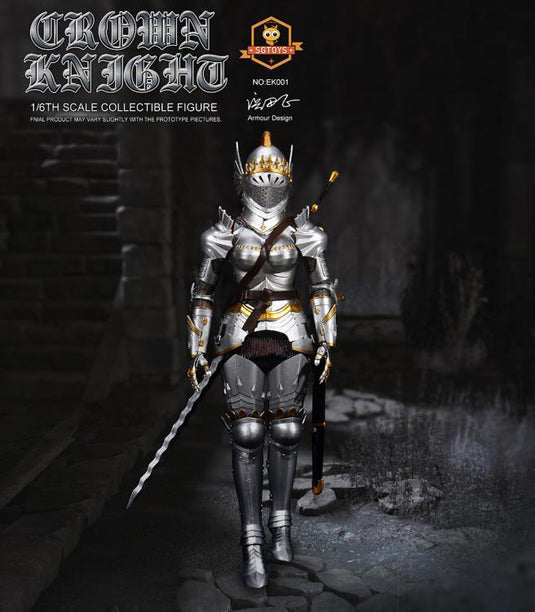 Crown Knight - Metal Helmet w/Interchangeable Face Shield