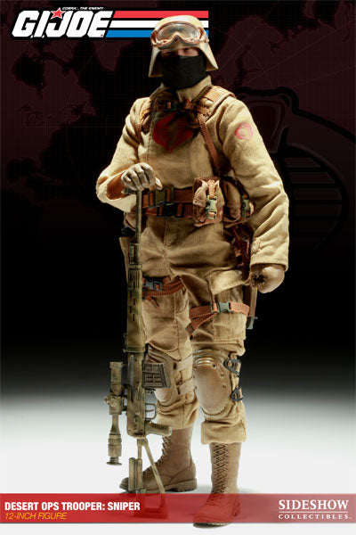 Load image into Gallery viewer, GI JOE - Cobra Desert Ops Trooper Sniper - MINT IN BOX
