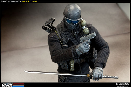 GI JOE - Snake Eyes w/Timber - Exclusive Version - MINT IN BOX