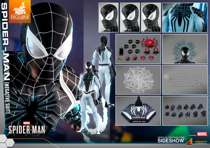 Load image into Gallery viewer, Negative Suit Spider-Man - Male Body w/Full Body Suit

