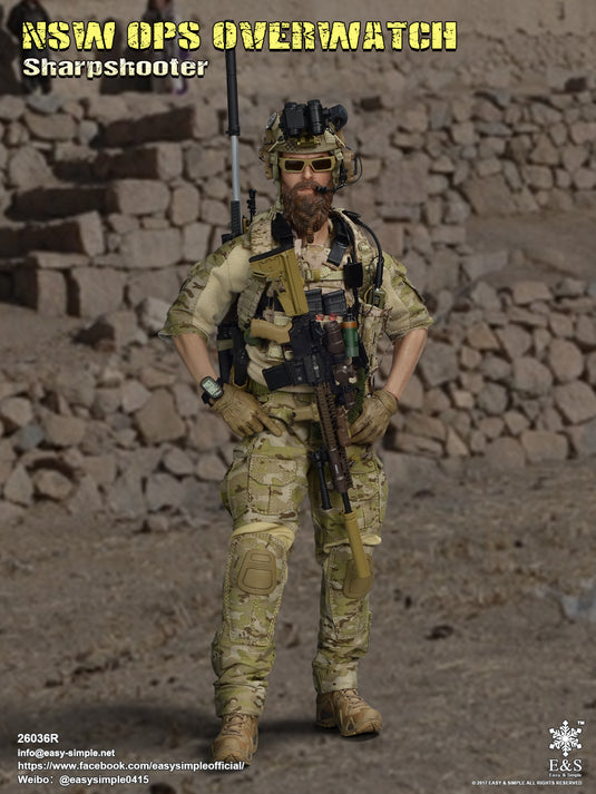 NSW OPS Overwatch - Sharpshooter - Snakeskin Helmet w/NVG Set