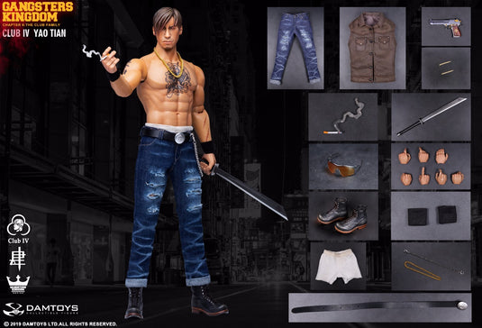 Club 4 - YaoTian - Tall Tattooed Male Base Body