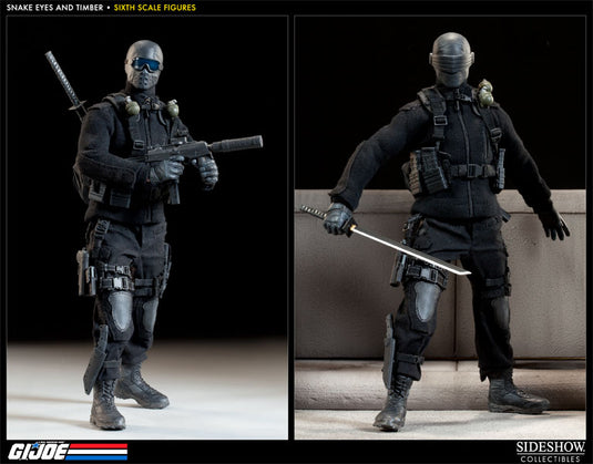 GI JOE - Snake Eyes w/Timber - Exclusive Version - MINT IN BOX