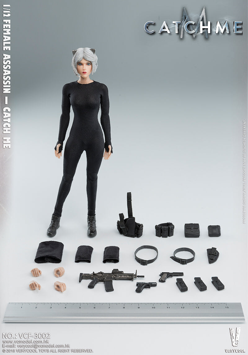 Load image into Gallery viewer, 1/12 scale - Catch Me Female Assassin - MINT IN BOX
