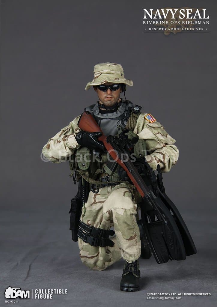 Load image into Gallery viewer, Riverine Ops Rifleman - Desert Camo Version - MINT IN BOX
