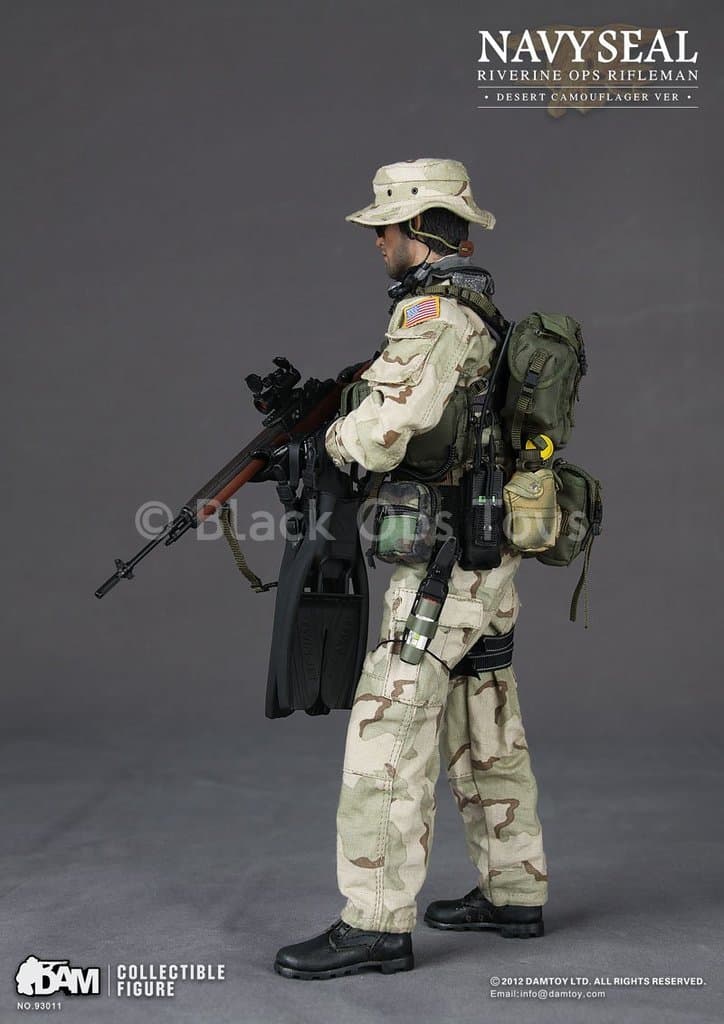 Load image into Gallery viewer, Riverine Ops Rifleman - Desert Camo Version - MINT IN BOX
