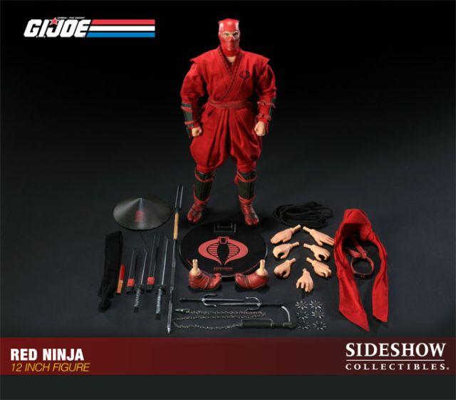 Load image into Gallery viewer, GI Joe - Cobra Red Ninja - MINT IN BOX
