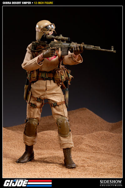 Load image into Gallery viewer, GI JOE - Cobra Desert Ops Trooper Sniper - MINT IN BOX
