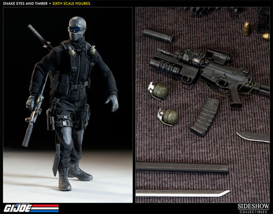 GI JOE - Snake Eyes w/Timber - Exclusive Version - MINT IN BOX