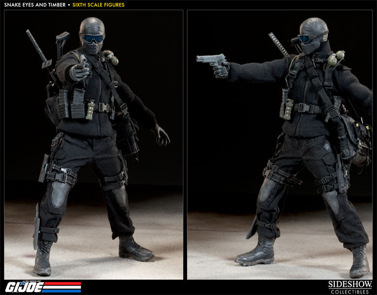 Load image into Gallery viewer, GI JOE - Snake Eyes w/Timber - Exclusive Version - MINT IN BOX
