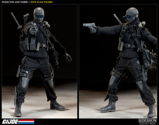 GI JOE - Snake Eyes w/Timber - Exclusive Version - MINT IN BOX