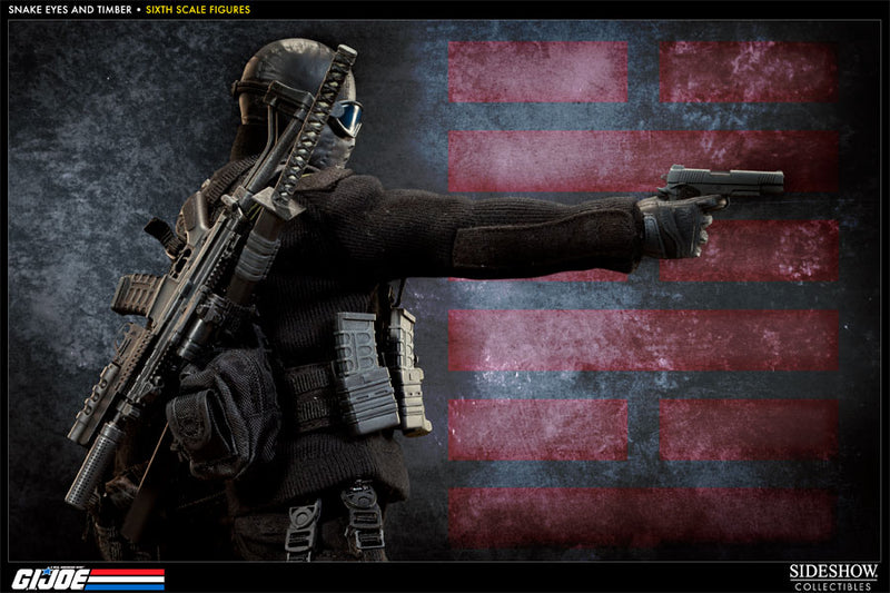 Load image into Gallery viewer, GI JOE - Snake Eyes w/Timber - Exclusive Version - MINT IN BOX
