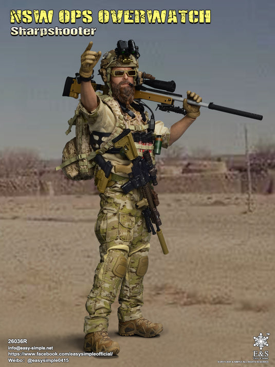 NSW OPS Overwatch - Sharpshooter - Snakeskin Helmet w/NVG Set