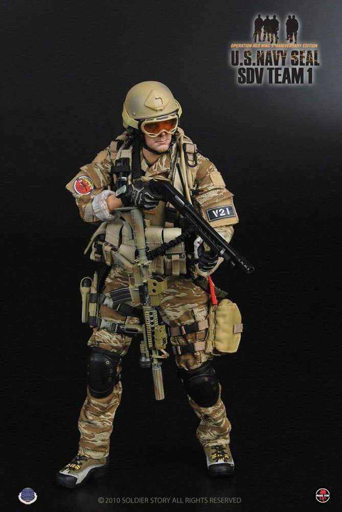 Load image into Gallery viewer, NAVY SEAL SDV Team 1 - Red Lens Oakley Goggles
