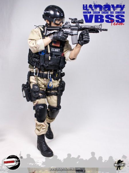 Load image into Gallery viewer, US Navy VBSS - Red Training Rifle &amp; Equipment Set
