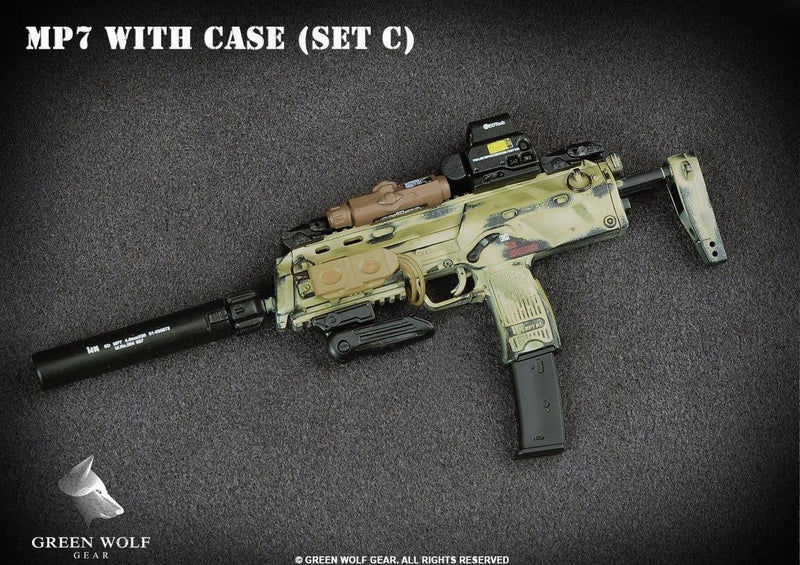Load image into Gallery viewer, Camo HK MP7 w/Tan Pelican Case - MINT IN BOX
