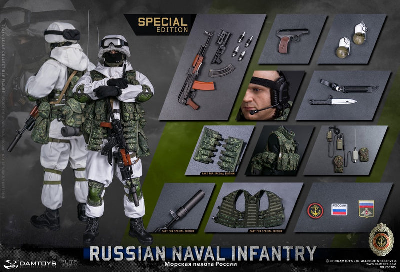 Load image into Gallery viewer, Russian Naval Infantry SE - Male Base Body w/Head Sculpt

