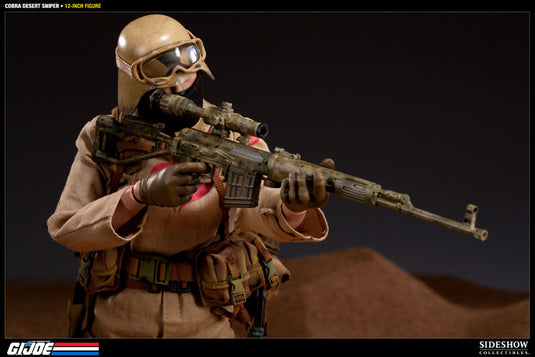 GI JOE - Cobra Desert Ops Trooper Sniper - MINT IN BOX