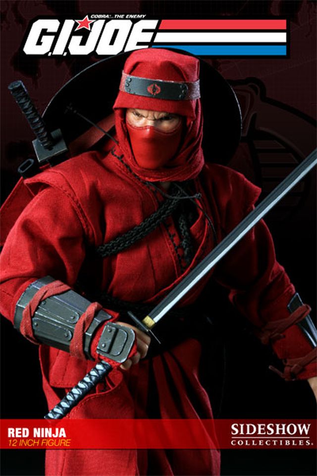 Load image into Gallery viewer, GI Joe - Cobra Red Ninja - MINT IN BOX

