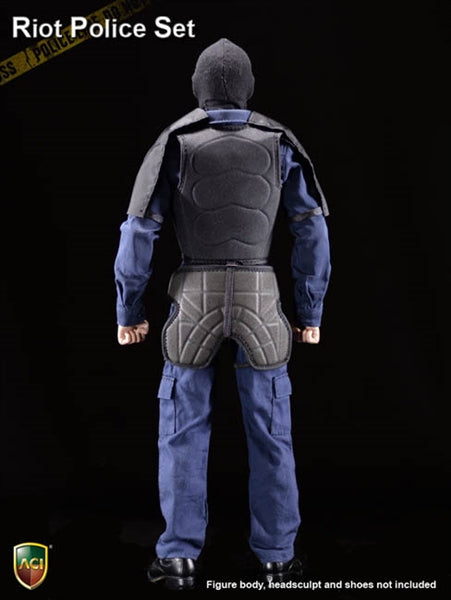 Load image into Gallery viewer, Anti-Riot Police - Black Light Armor Set
