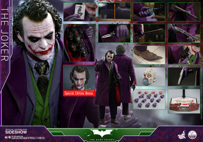 Load image into Gallery viewer, 1/4 scale - The Dark Knight - Joker - Exclusive Edition - MINT IN BOX
